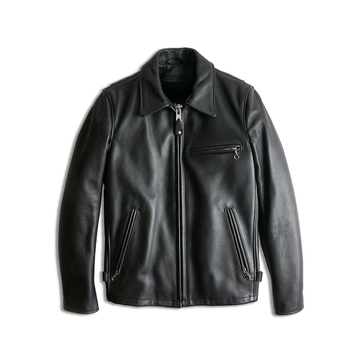 ショット SCHOTT 643 当店別注 襟付き シングルライダース ブラック | Jalana | ジャラーナ 人気定番　良品　Schott　シングル　ライダース　ジャケット　ヴィンテージ