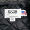 ショットSCHOTT740メンズウールダブルピーコート(アメリカ製米国製防寒PEA-COATPコート男性）
