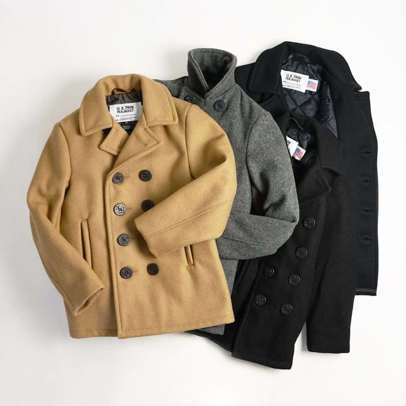 ショット SCHOTT 740B ボーイズ ウール ダブル ピーコート Jalana ジャラーナ