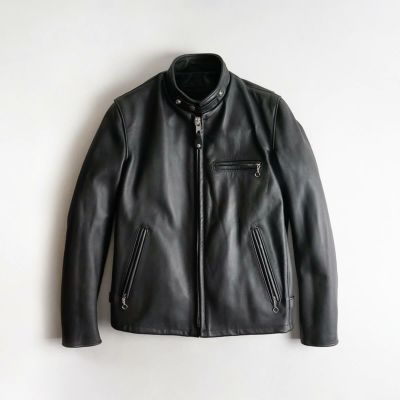 レア Schott ショット カービング レザージャケット ライダース