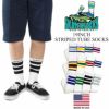 スケーターソックスSKATERSOCKS19インチアメリカ製米国製ラインソックスチューブソックス