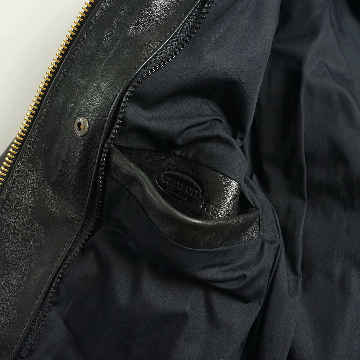 バンソン VANSON MODEL B シングル ライダース ブラック | Jalana