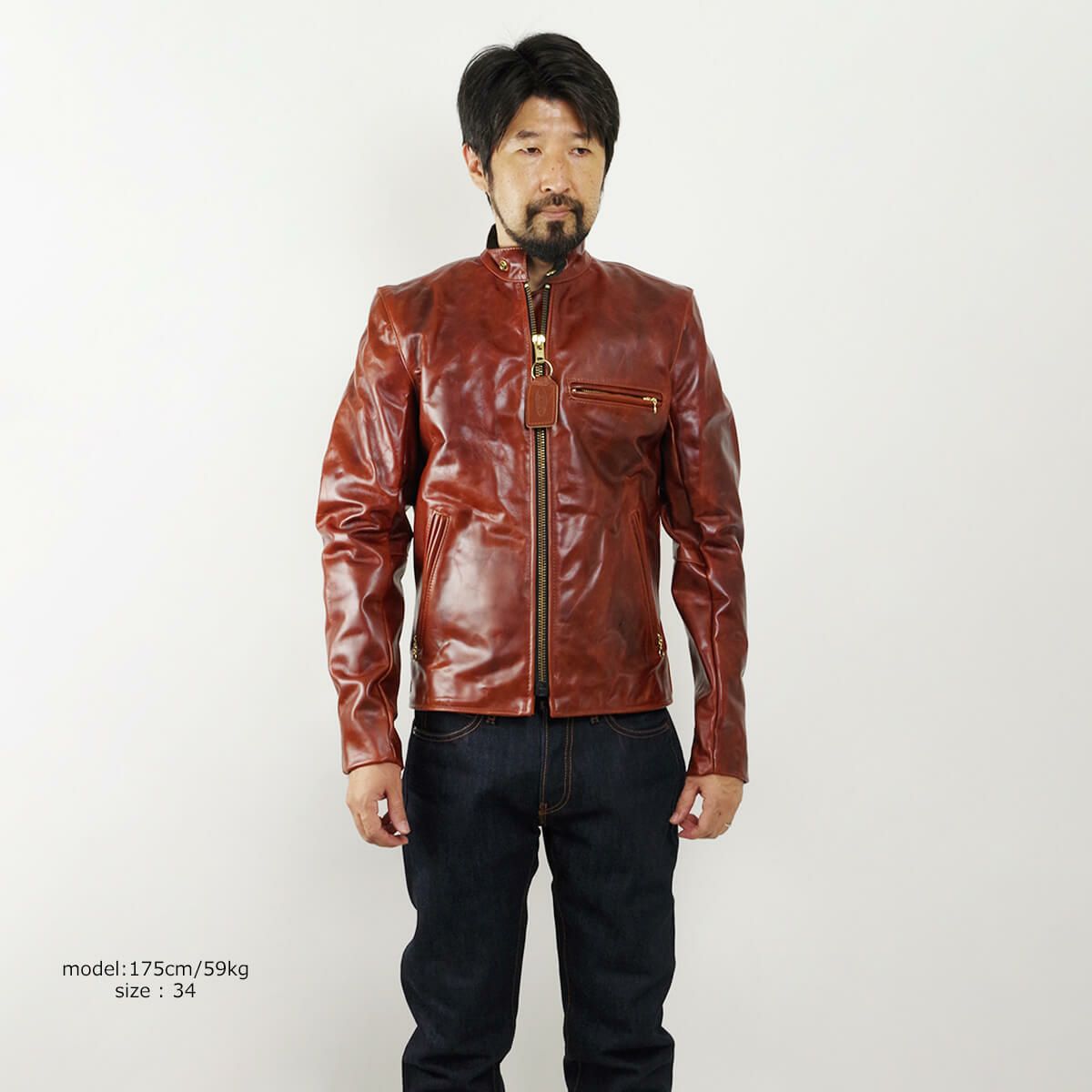 バンソン VANSON MODEL B シングル ライダース オクタゴン | Jalana