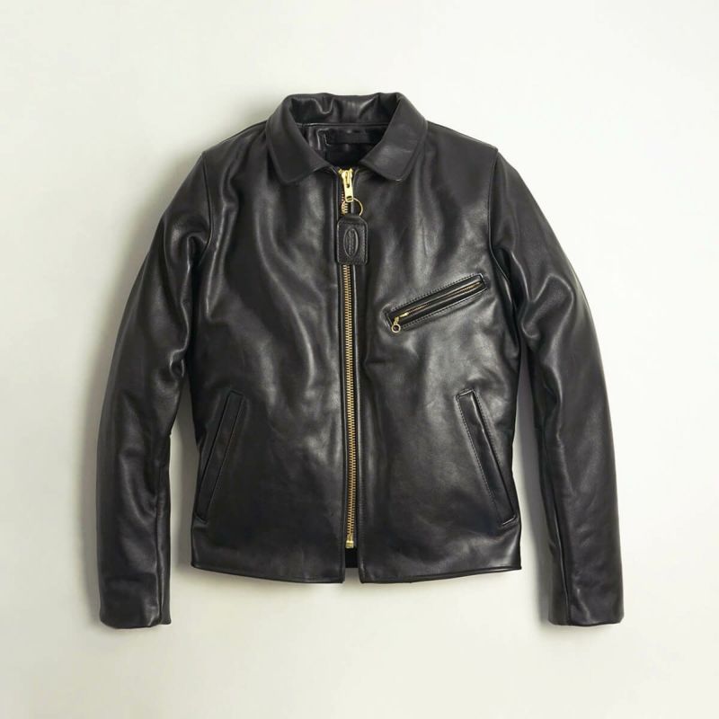 VANSON ENFIELD lether riders jacket L肩幅約48センチ