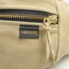 バンソンVANSONレザーポーチラージファニーパックタンスエード(LARGEFANNYPACK）