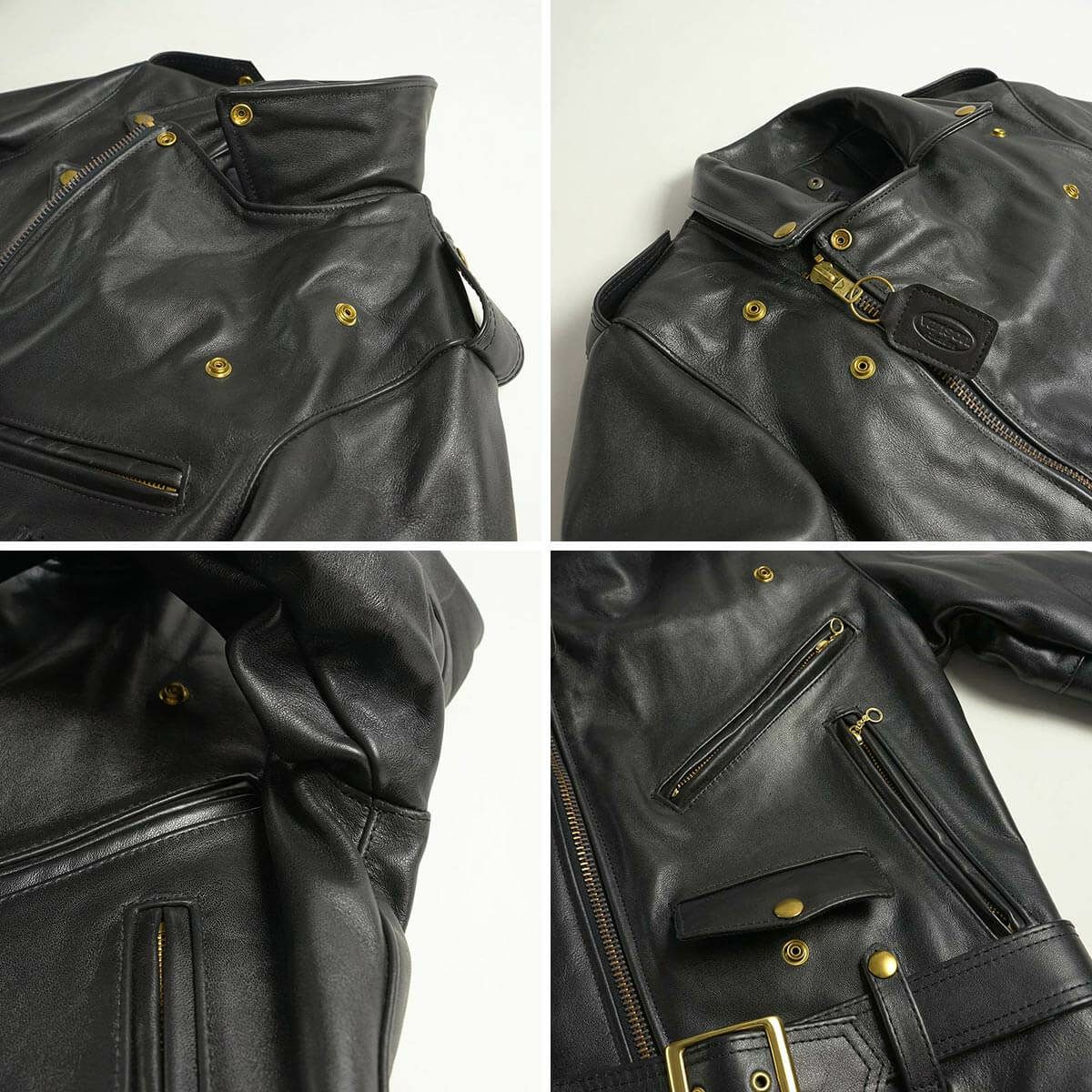 バンソンVANSONC2ダブルライダースブラック(アメリカ製米国製レザージャケット革ジャン）