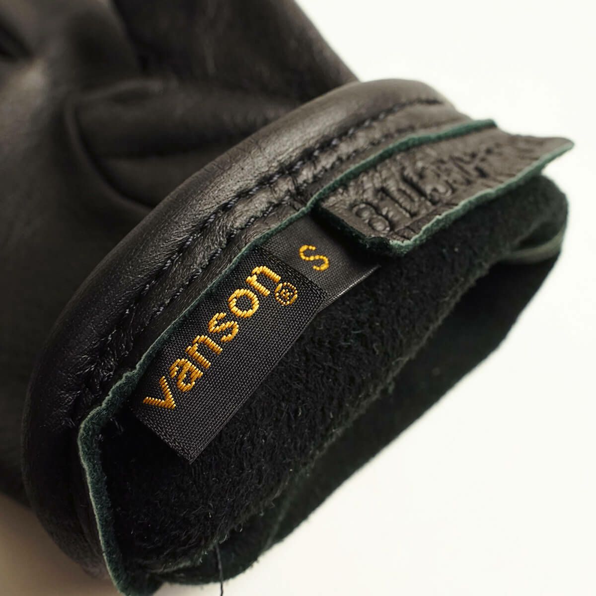 バンソンVANSONレザーグローブローパーブラックMADEINUSA(Roper手袋）