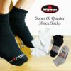 ウィグワムWigwamクオーターソックススーパー60-3足セット(アメリカ製米国製QUARTER3P靴下）