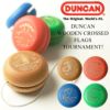 ダンカンDUNCAN木製ヨーヨーウッデンクロスドフラッグストーナメント