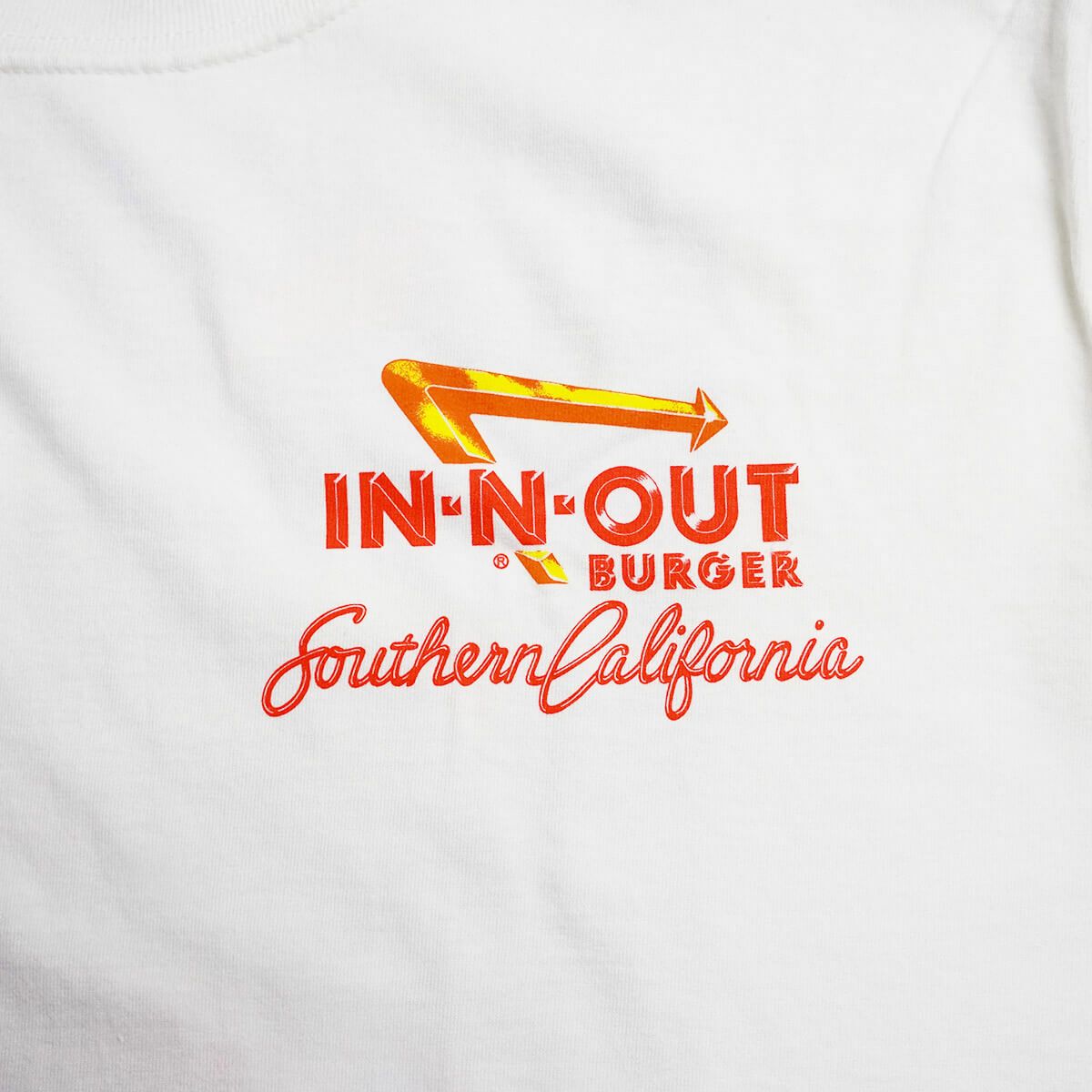 インアンドアウトバーガー半袖Tシャツ198840thアニバーサリーホワイト