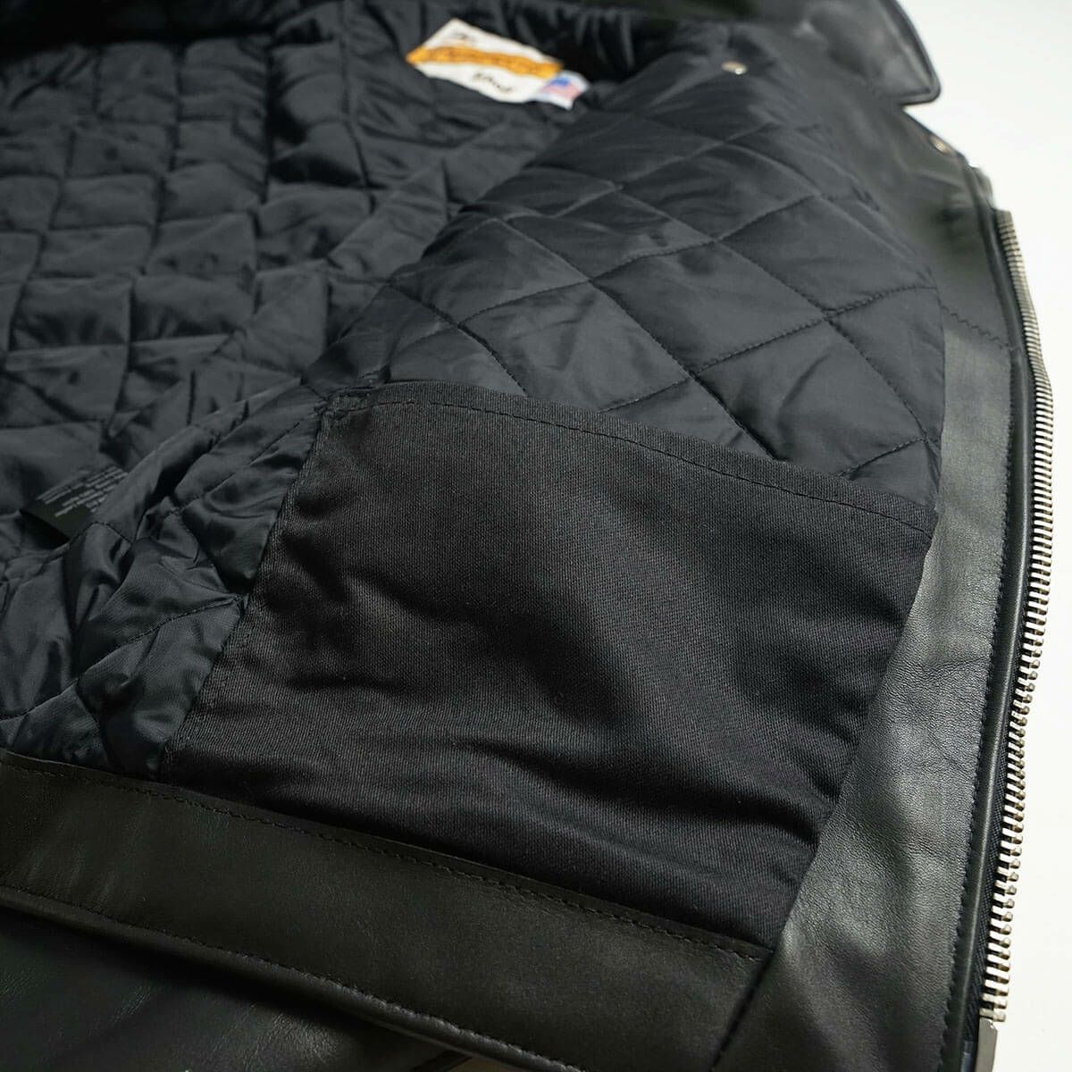 ショットSCHOTT613ダブルライダースブラックMADEINUSA