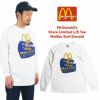 マクドナルド長袖Tシャツ波乗りドナルドマリブ店限定ホワイト