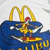 マクドナルド長袖Tシャツ波乗りドナルドマリブ店限定ホワイト