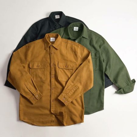 ロスコ ROTHCO ヘビーウエイト ソリッド フランネルシャツ