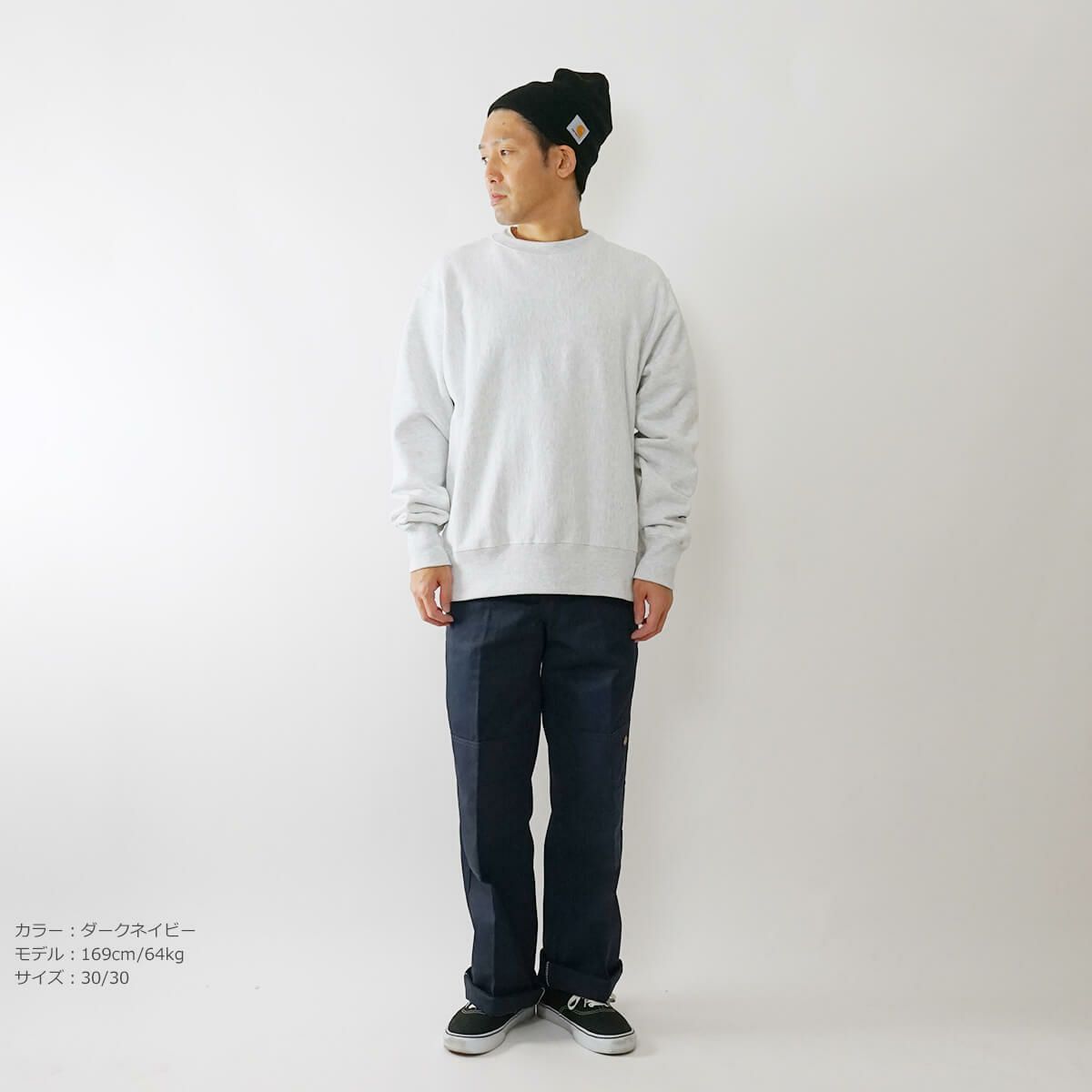 Dickies85283ルーズフィットダブルニーワークパンツ(メンズW28-40L30-32TCツイルチノパンワークパンツワークチノ)