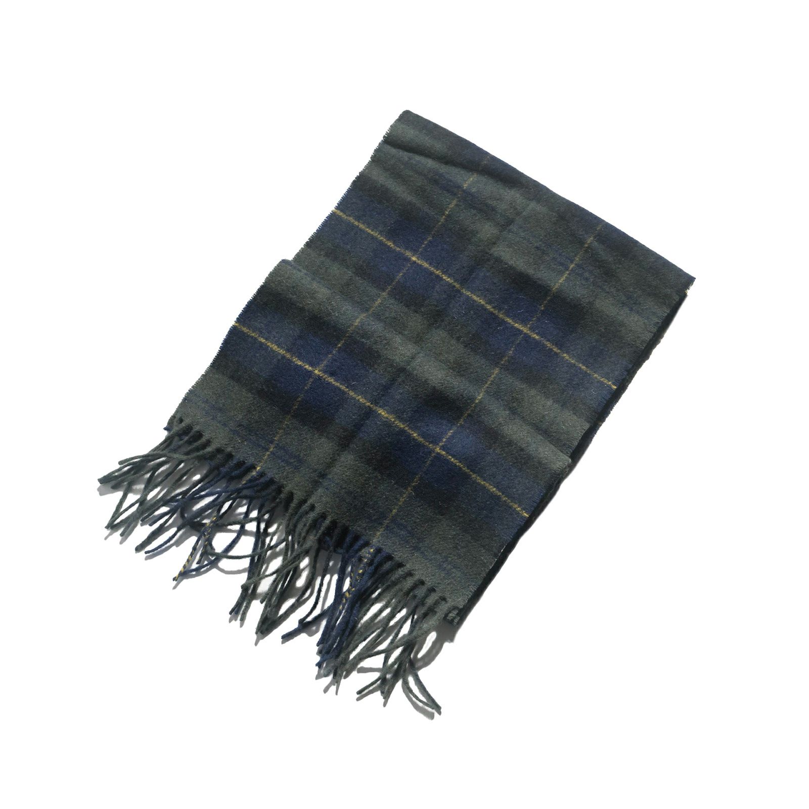 バブアーBarbourタータンラムズウールスカーフ