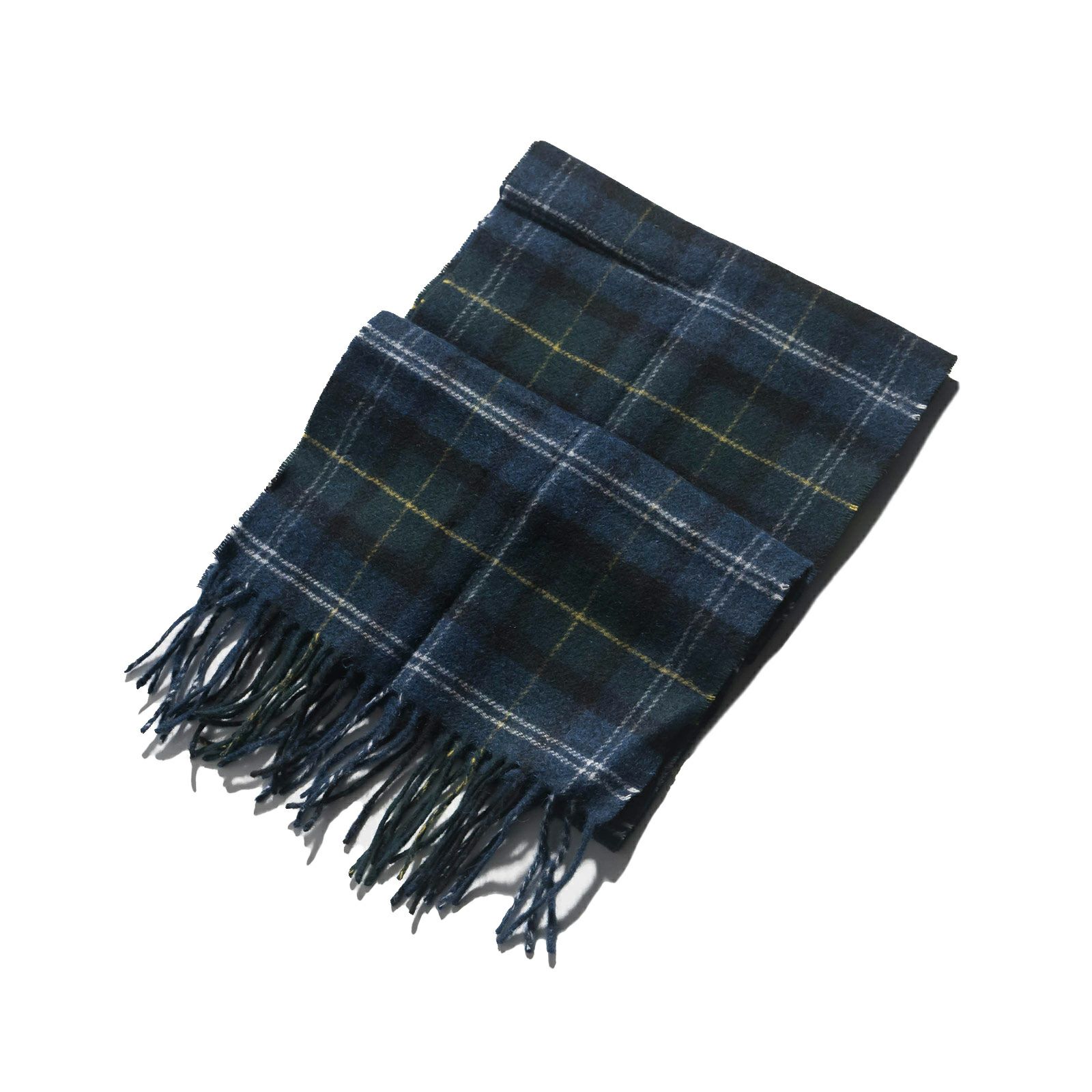 バブアーBarbourタータンラムズウールスカーフ