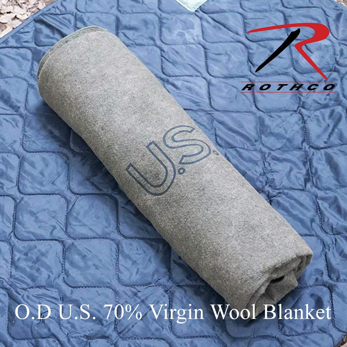 ロスコRothcoU.S.ウールブランケット