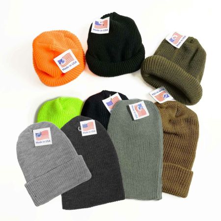 ロスコROTHCOアクリルワッチキャップ(5438メンズレディースユニセックスフリーサイズビーニーニットキャップニット帽帽子ロールアップショート）