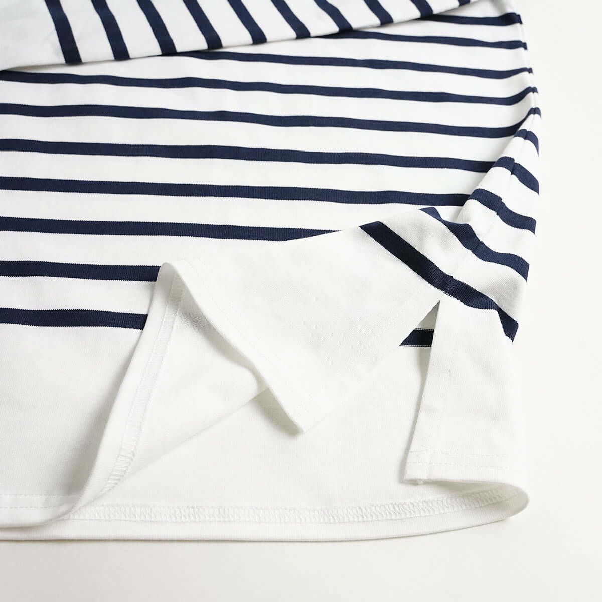 セントジェームスSAINTJAMESバスクシャツナバル（NAVALナヴァル肩抜きボーダーボートネックフランス製）