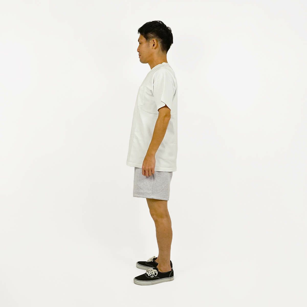 ロサンゼルスアパレルLOSANGELESAPPARELHF0214オンスヘビーフリーススウェットショーツ｜ショートパンツメンズアメリカ製裏起毛ウエストはゴム股下短め14ozヘビーオンスロスアパショーツグレーブラックネイビーサイズSML