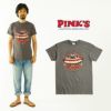 ピンクスホットドッグスPINKSHOTDOGS半袖Tシャツホットドッグスフロントプリント