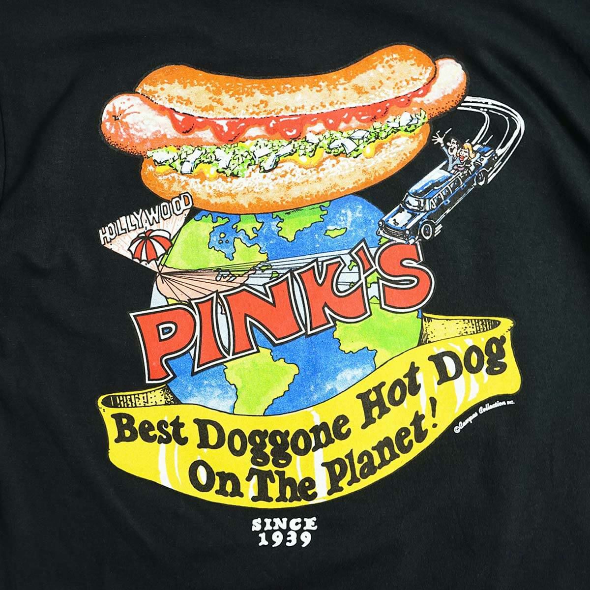ピンクスホットドッグスPINKSHOTDOGS半袖Tシャツベストドゴンホットドッグオンザプラネット