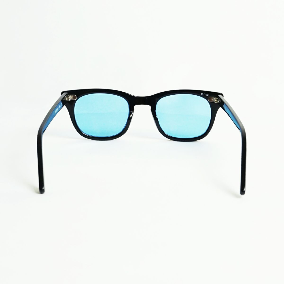 シュロンSHURONサングラスフリーウェイUVカット純正カラーレンズ(眼鏡メガネアメリカ製米国製ウエリントンセルフレームエボニーブラウンスモーク）