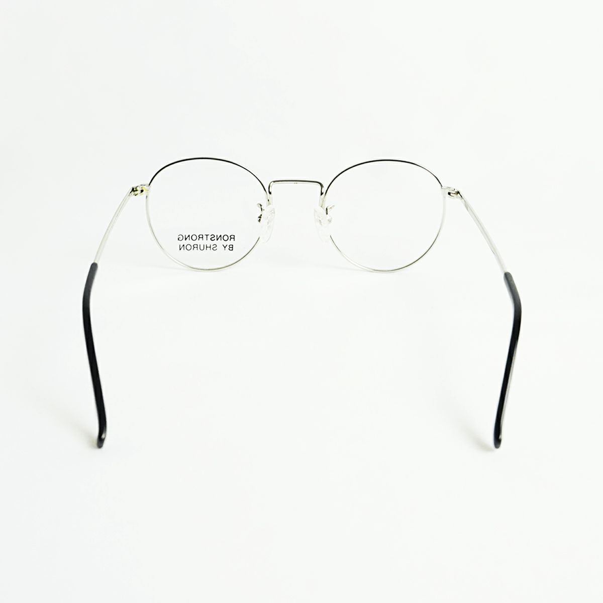 シュロンSHURONメガネフレームロンストロング(眼鏡アメリカ製米国製ボストンメタルフレームゴールドシルバー）