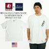 ベイサイドBAYSIDEJalana別注7オンス半袖バインダーネックポケットTシャツユニオンメイドビッグサイズ大きいサイズ