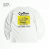 ウエノレジャークラブUENOLEISURECLUBCoffeebyJalanachariT長袖Tシャツ（メンズレディースユニセックスM-XXLギルダンGILDANロンT)