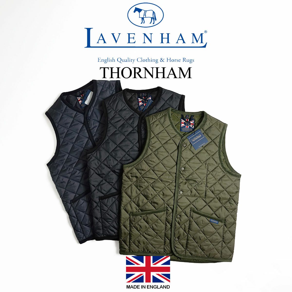 ラベンハム LAVENHAM キルティング ベスト ソーンハム | Jalana