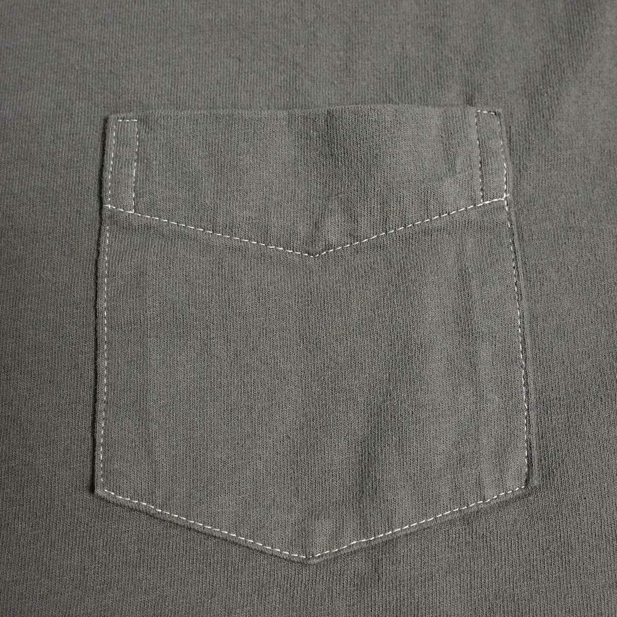 ベイサイドBAYSIDEJalana別注7オンス半袖バインダーネックポケットTシャツユニオンメイドオーバーダイビッグサイズ大きいサイズBIGSIZE(メンズM-XXXL後染めアメリカ製米国製ポケT)