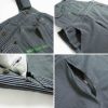 キーKEYヒッコリーストライプビブオーバーオール（273-47メンズ30-46インチ作業服作業着つなぎ12オンス）