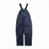 キーKEYデニムビブオーバーオール（273-41メンズ30-46インチ作業服作業着つなぎ12オンス）