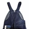 キーKEYデニムビブオーバーオール（273-41メンズ30-46インチ作業服作業着つなぎ12オンス）