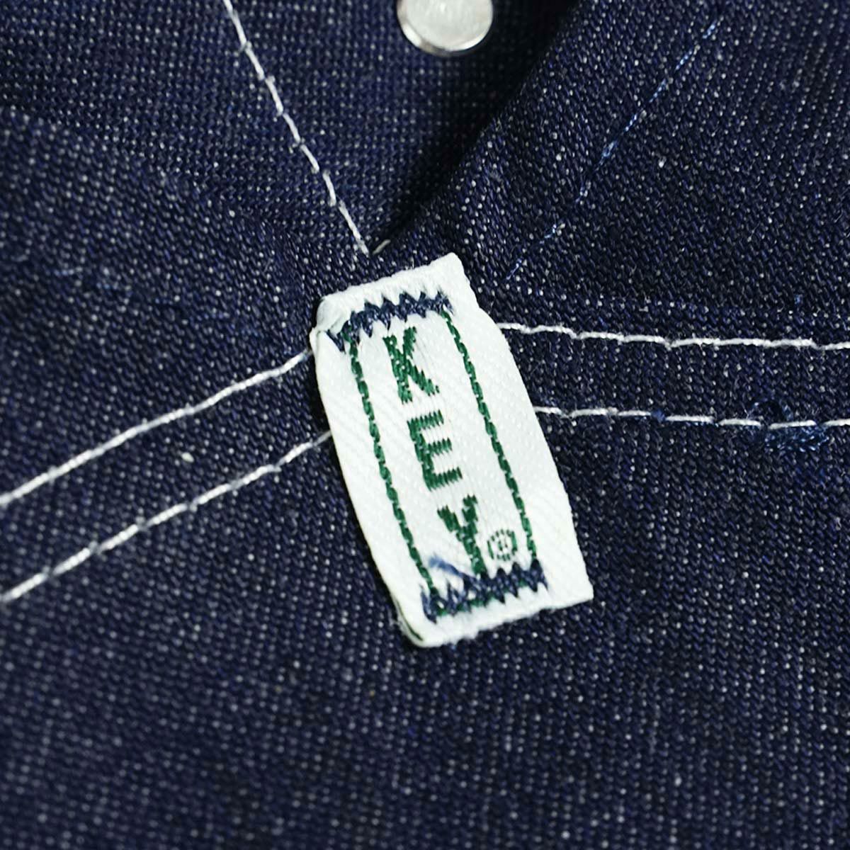 キーKEYデニムビブオーバーオール（273-41メンズ30-46インチ作業服作業着つなぎ12オンス）