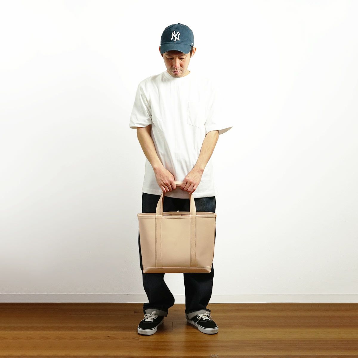 ジャラーナJalanaオリジナルナチュラルレザートートバッグミディアム