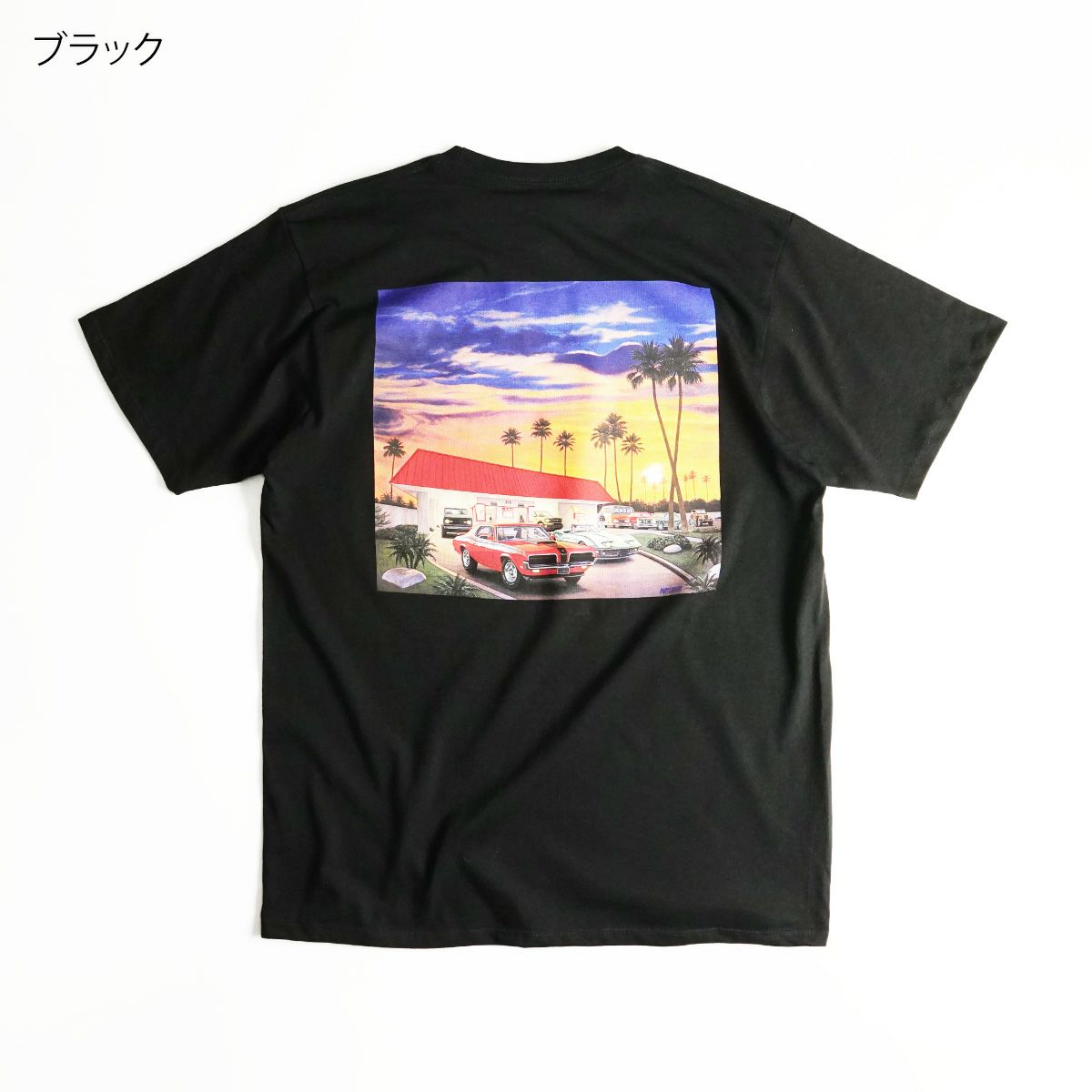 インアンドアウトバーガー 半袖 Tシャツ 22 インアンドアウトゴールデンアワー ブラック Jalana ジャラーナ