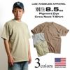 ロサンゼルスアパレルLOSANGELESAPPAREL1203GD8.5オンス半袖バインディングピグメントダイTシャツ(メンズS-XXLロスアパ別注アメリカ製顔料染め)