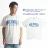 COLUMBIAUNIVERSITYオフィシャルロゴTシャツチャンピオンボディ