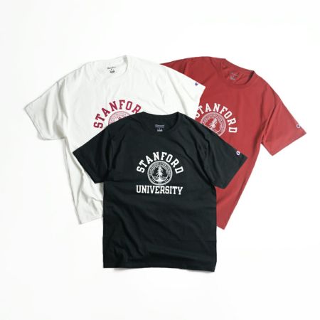 STANFORD UNIVERSITY オフィシャルロゴ カレッジTシャツ チャンピオン 