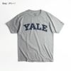 YALEオフィシャルロゴTシャツチャンピオンボディ（メンズS-XXLChampionカレッジTシャツイエール大学海外買い付け）