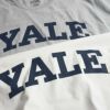 YALEオフィシャルロゴTシャツチャンピオンボディ（メンズS-XXLChampionカレッジTシャツイエール大学海外買い付け）