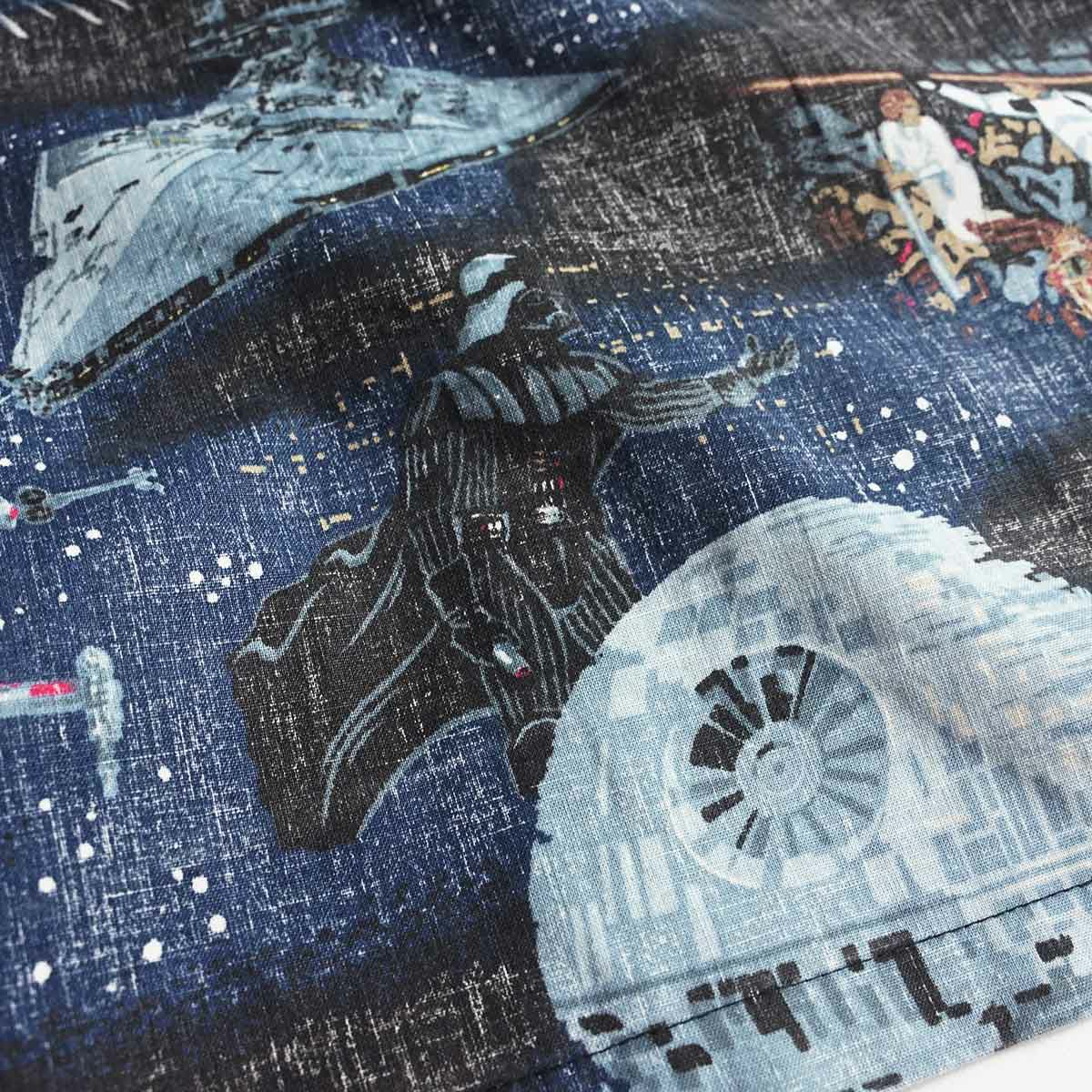 レインスプーナーXスターウォーズREYNSPOONERXSTARWARS半袖アロハシャツフルオープンAGALAXYFAR，FARAWAY．．．