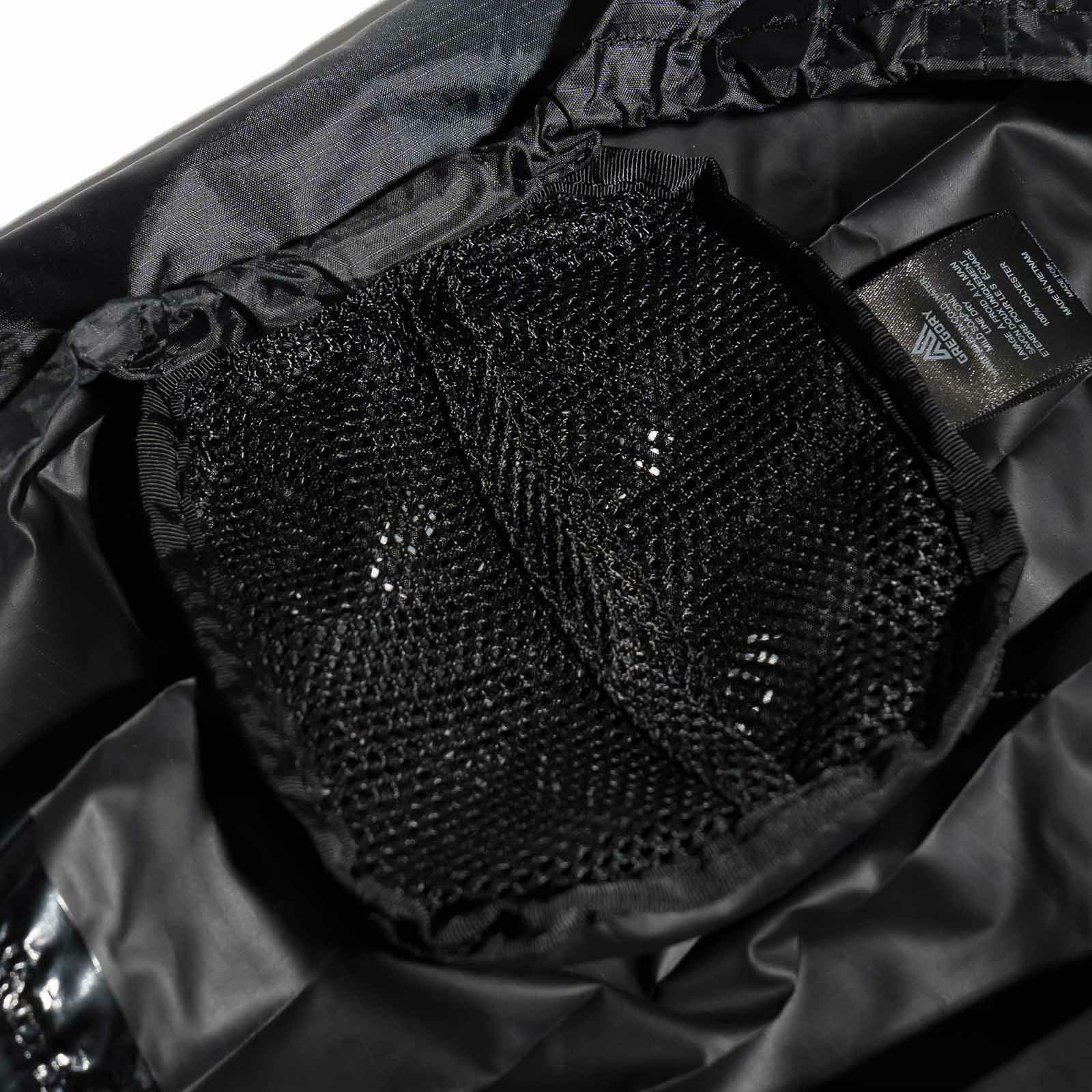 グレゴリーGREGORYレインカバー30Lオブシディアンブラック