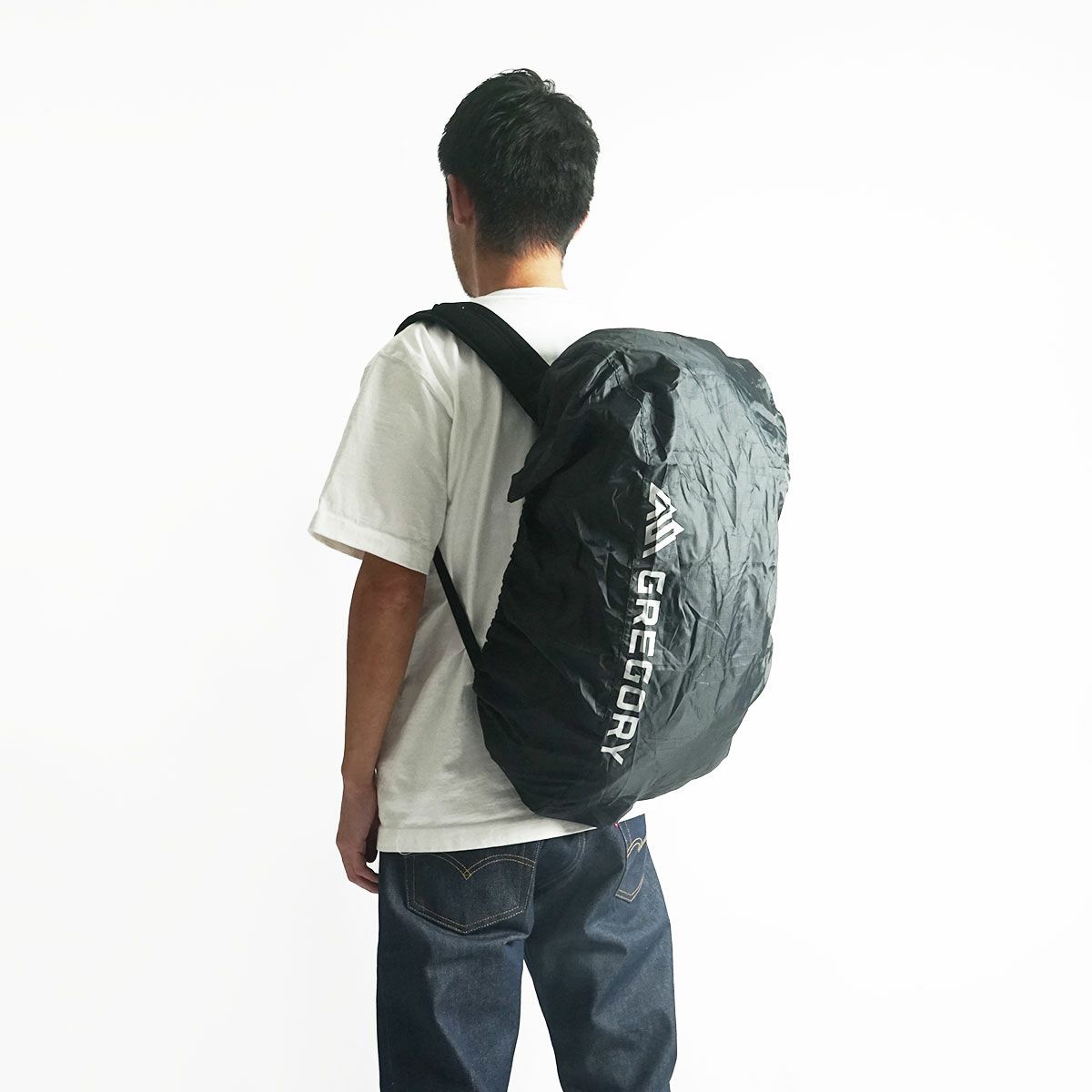 グレゴリーGREGORYレインカバー30Lオブシディアンブラック