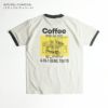 ウエノレジャークラブUENOLEISURECLUBCoffeebyJalanachariT半袖リンガーTシャツ（メンズレディースユニセックスS-XXL)