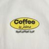 ウエノレジャークラブUENOLEISURECLUBCoffeebyJalanachariT半袖リンガーTシャツ（メンズレディースユニセックスS-XXL)