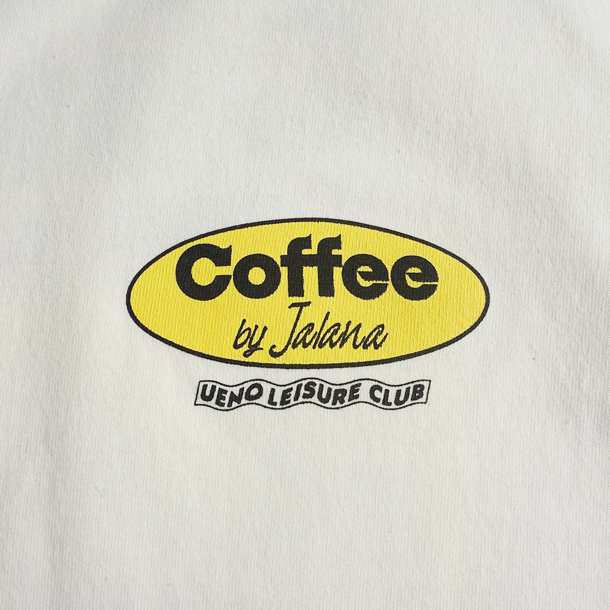 ウエノレジャークラブUENOLEISURECLUBCoffeebyJalanachariT半袖リンガーTシャツ（メンズレディースユニセックスS-XXL)